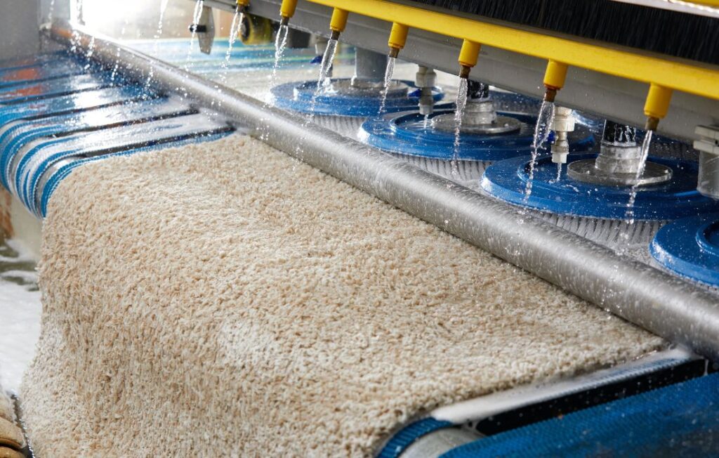 halı durulama işlemi,